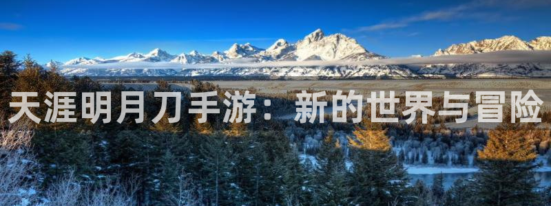 蓝冠娱乐app下载|下载地址：天涯明月刀手游：新的世界与冒险