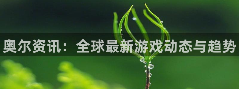 蓝冠娱乐平台登录：奥尔资讯：全球最新游戏动态与趋势